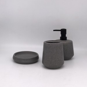 Ceramic Bathroom Set, Lotion Storage, Shampoo Bottles, Soap Dishes