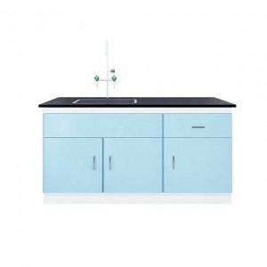 High Quality School Physics Desk Furniture Lab Table with Sink Laboratory Steel Lab Work Bench Work Station All Steel