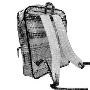 Good Quality Transparent Zipper Customized Ukuran ESD Antistatic PVC Backpack kanggo Industri