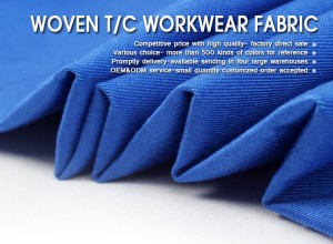 Factory source Waterproof Disposable Gloves - TC Antic-static Workkwear fabric – Honbest