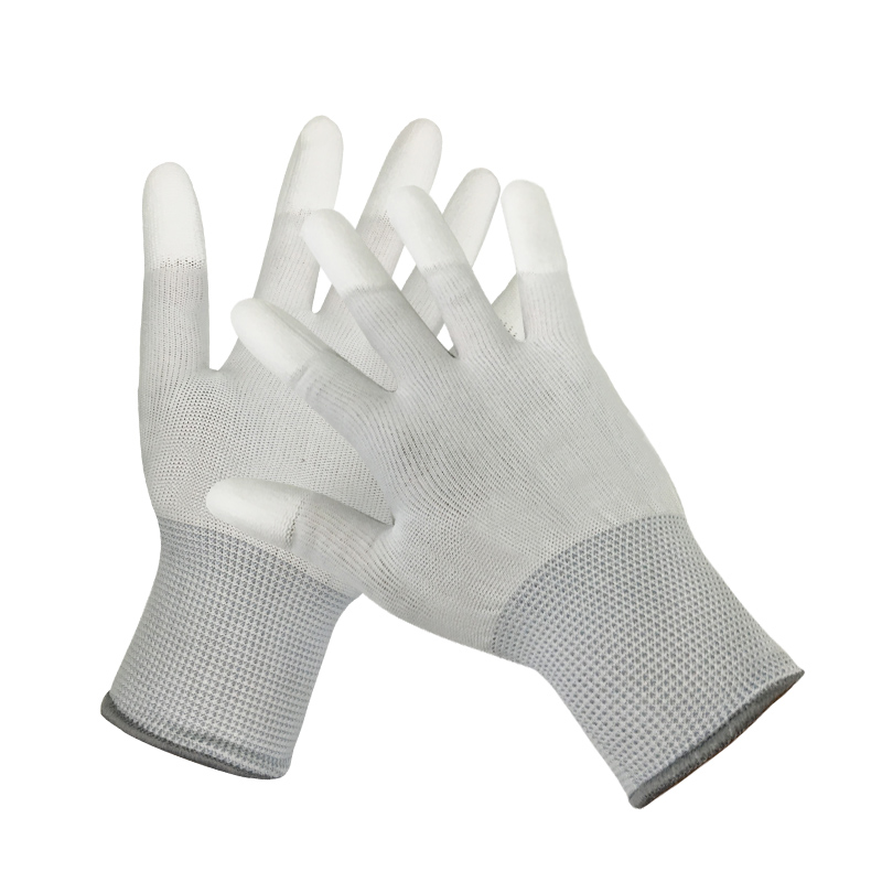 Најлонске радне рукавице обложене длановима или прстима Истакнута слика