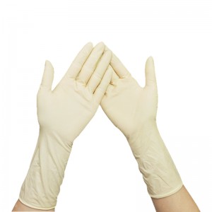 Li-gloves tsa latex tsa tlhaho Sehlopha sa 1000 / Double chloride
