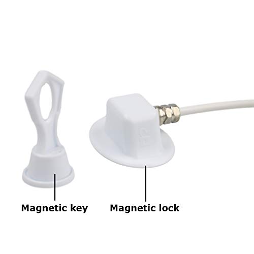 Magnet Control refridgerator door cable lock Child Safety Cable Lock,magnetic fridge cable lock ZC127