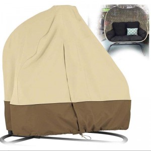 China Manufacturer for Beige Swing Canopy Cover - Waterproof 600D Polyester Fabric, Patio Egg Swing Cover – HONGAO