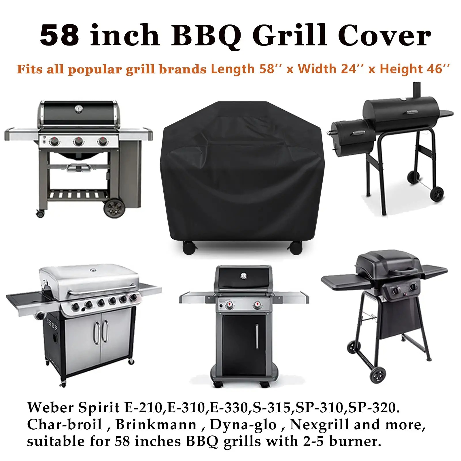 Mainit sa Europe Universal Outdoor Waterproof Heavy Duty Large Gas BBQ Grill Covers
