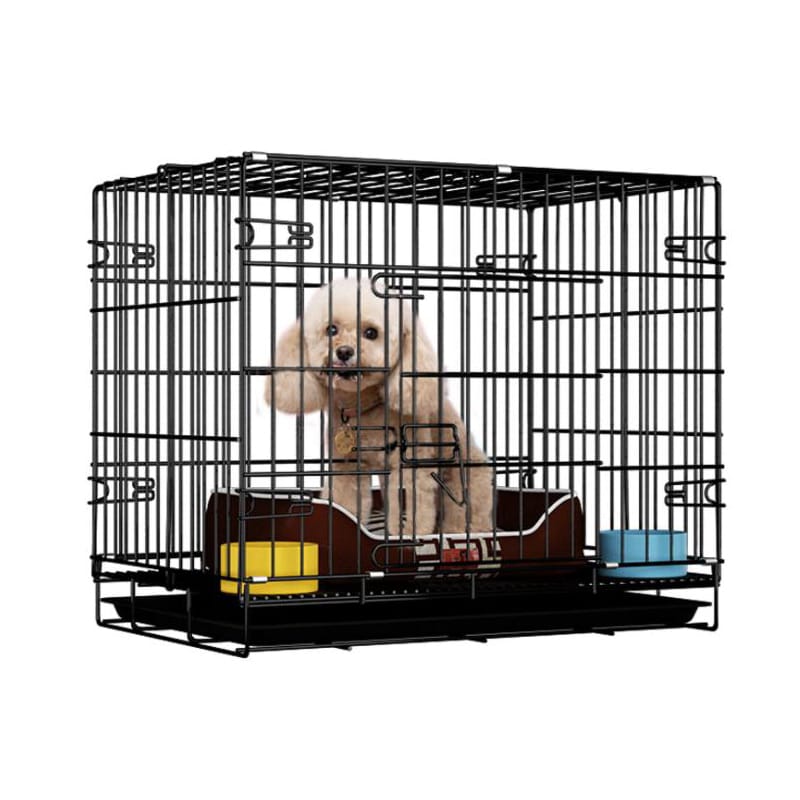 HML-CWL001 Fold & Carry Single Door Collapsible Wire Dog Crate Featured Image