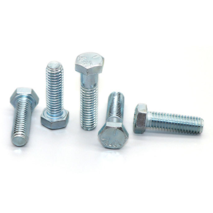 ASME B18.2.1 UNF Hex Bolt Gred 5 Zink Plated Galvanized Benang Halus
