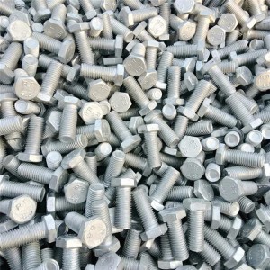 I-HDG DIN933 Hex Head Bolt Hot Dipped Galvanized