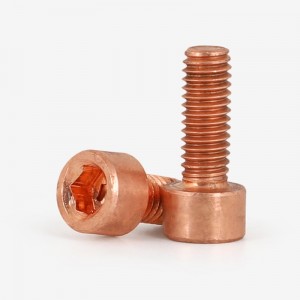 DIN912 T2 Copper Hex Socket Cup Head Screw