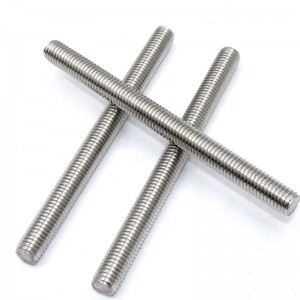 Stainless Steel Thread Stud għal Flanġ A2-70 A4-80