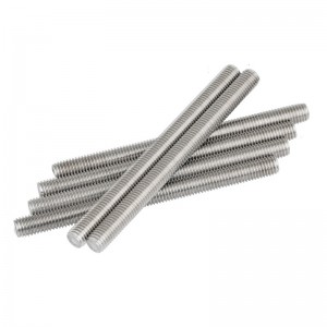Stainless Steel Thread Stud għal Flanġ A2-70 A4-80