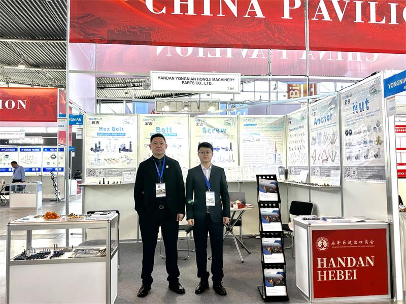 Společnost Hongji dosáhla záměrů silné spolupráce na veletrhu Fastener Fair Global 2023 ve Stuttgartu v Německu