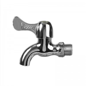 ABS electroplated silver mini bathroom faucet