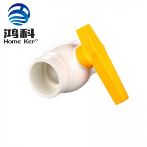 Bezplatná vzorka PVC s guľovým ventilom