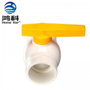 Mostra gratuïta de la vàlvula de bola d'aigua de PVC