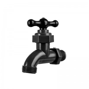 Hongke For India Plastic PVC Faucet na may Stainless Mouth Water Tap