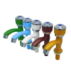 New ABS Plastic Basin Faucet Colorful