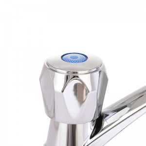 Plastic Plated Silver Basin Faucet