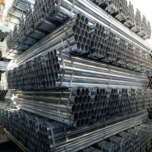 Hot dipped galvanized round steel pipe