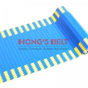 1inch modular plastic belt for food processing material handling
