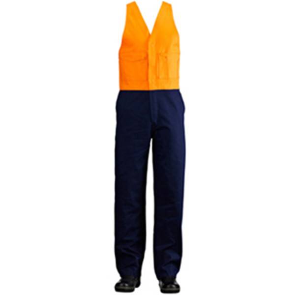 Two Tone Hi Vis Roughall With Elastic Straps