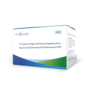 18 vrst nukleinske kisline humanega papiloma virusa z visokim tveganjem