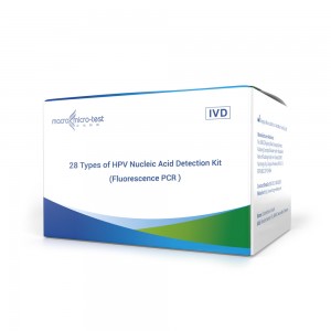 HPV نیوکلک ایسڈ کی 28 اقسام