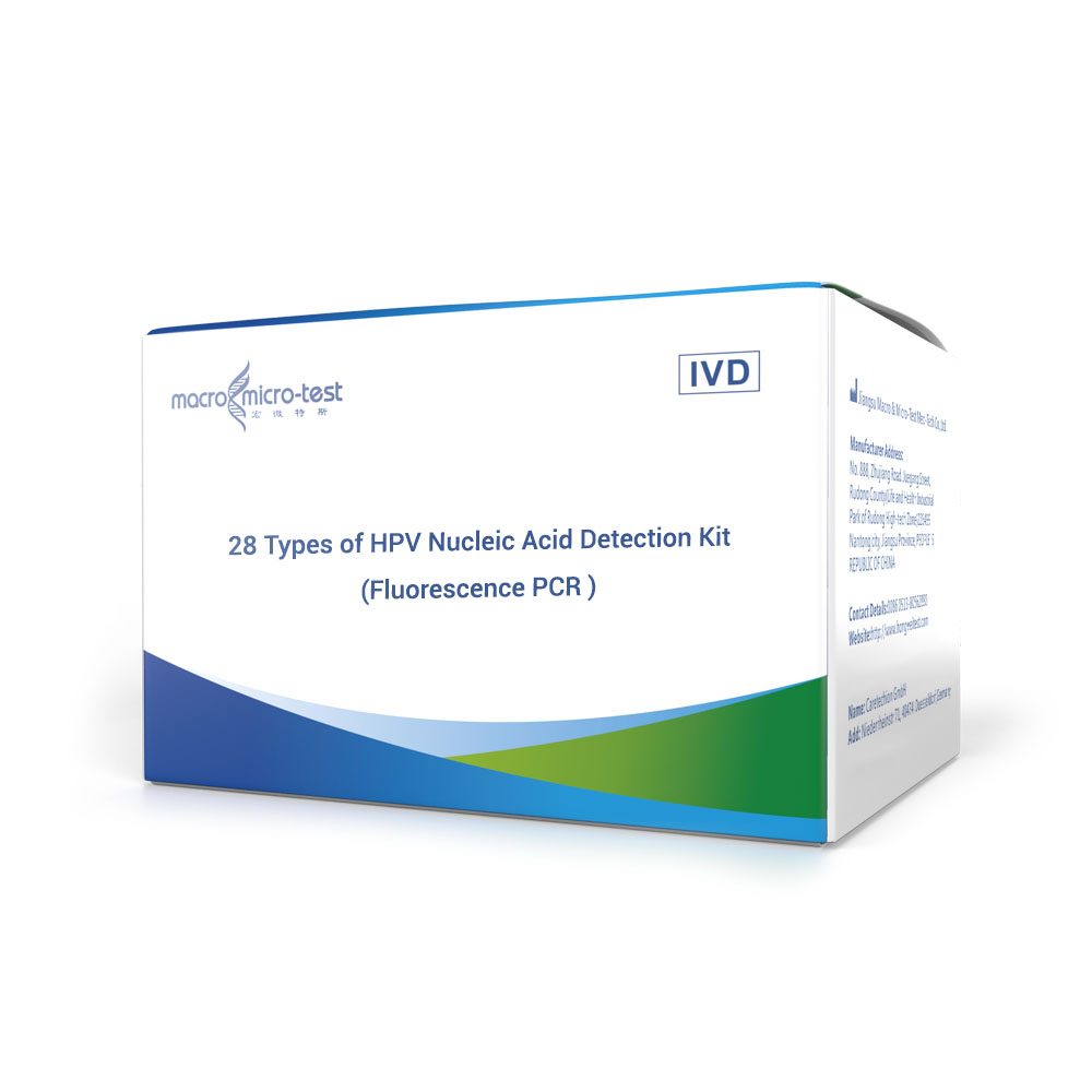 28 typer HPV-nukleinsyredeteksjonssett
