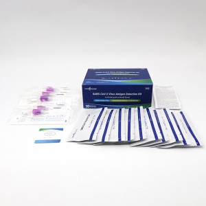 Kit de detecció d'antígens del virus SARS-CoV-2 (or col·loïdal) - Prova a casa
