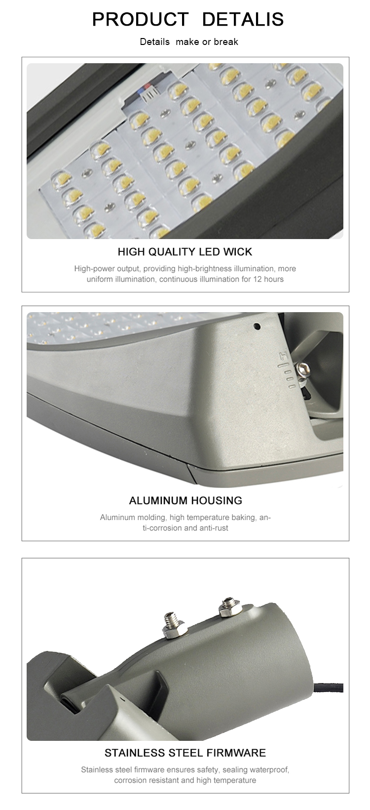 100w-150w aluminium waterdigte LED straatlig (3)