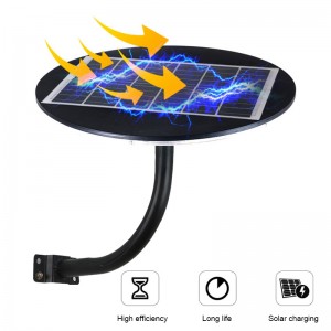High Efficiency Waterproof Ip65 Solar UFO power energy smart induction modernong bakuran street lamp