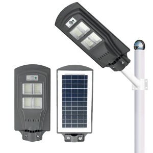 Niska cena SMD czujnik ruchu zewnętrzna lampa uliczna LED zasilana energią słoneczną