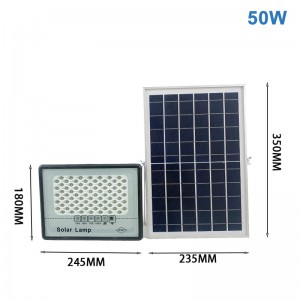 Lumini solare cu LED de înaltă eficiență, super luminoase, impermeabile, 50w 100w 200W, IP67