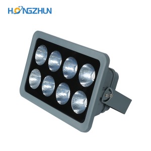 HZ-F-002S עיצוב אופנה חדש לסין באיכות גבוהה IP65 500W תאורת חוץ עמידה למים בעוצמה גבוהה חצר גינה שלוש נורות אבטחה, 500W אור LED להטפון ליבון