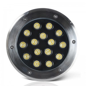 Vedenpitävä Ip65-ulkokäyttöinen RGB-LED-maavalo ulkokäyttöön
