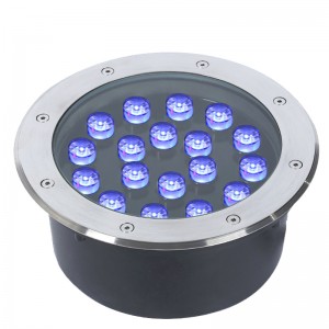 Vodotesné vonkajšie RGB LED podzemné svetlo IP65