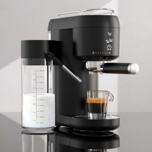 2 sa 1 espresso coffee machine na may milk frother