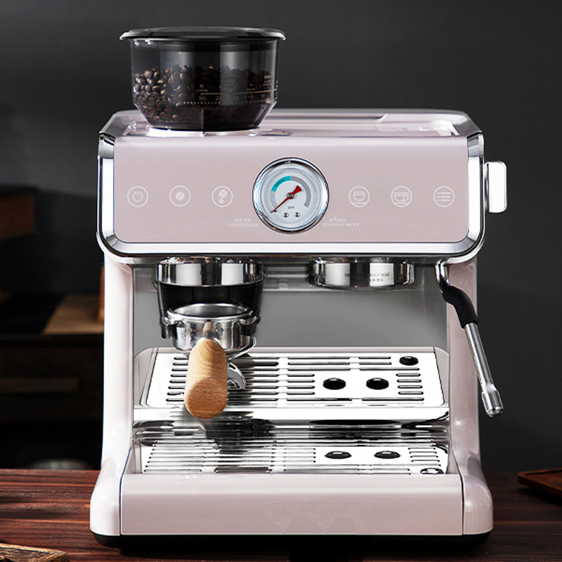 Kotikäyttöön tarkoitettu tukkukäyttöinen sähkökäyttöinen täysautomaattinen papu kuppi Cappuccino Latte Long Espresso -kahvinkeitin Esitelty kuva
