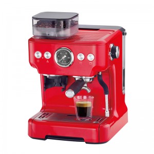 Комерційна електрична кавоварка для зерен до чашки, кавова машина для еспресо з млином