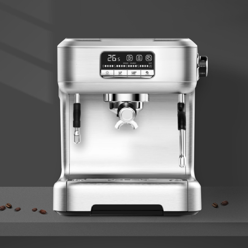 1250 Вт, 58 мм, фільтр, 20 бар, комерційна кавова машина для еспресо. Представлене зображення