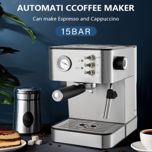 ផ្ទះរចនាថ្មីប្រើម៉ាស៊ីន 120V,220V,50~60Hz 850W,1050W boiler espresso coffee machine