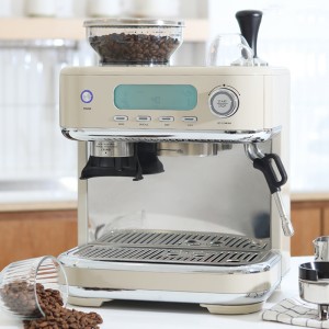 58 мм портафильтр жартылай автоматты үйде қолданылатын кофе дәндері тартқышы бар эспрессо кофе машинасы