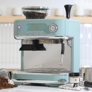 58mm portafilter Semi-automatic home use espresso coffee machine with coffee bean grinder