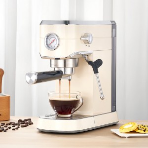 Máquina de café espresso de uso doméstico de calefacción instantánea con corpo delgado