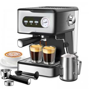 Avtomatik elektrik espresso hazırlayan yüksək keyfiyyətli 15 bar Cappuccino espresso Qəhvə maşını