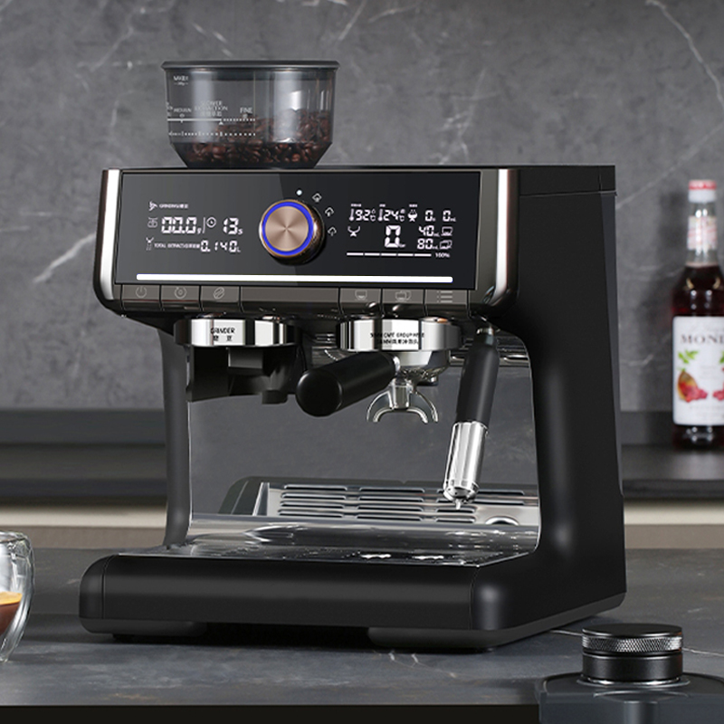 बीन टू कप कॉफी मेकर एस्प्रेसो कॉफी मशीन ग्राइंडर के साथ