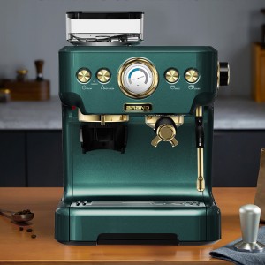 Máquina de café espresso comercial de grano a taza con molinillo