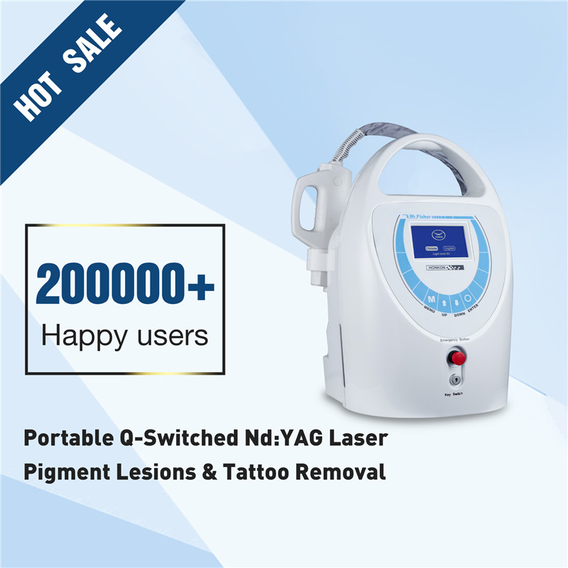 MV11 Portable Q-Switched Nd:YAG Laser Pigment Lesions & Tattoo Removal Beauty Salon Machine