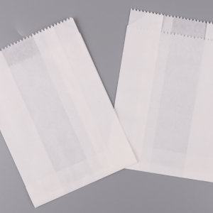 White Satchel paper bag-Hot chips Bag PB05002