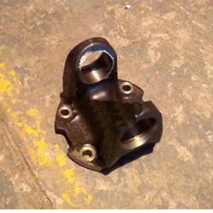 Toothed flange
